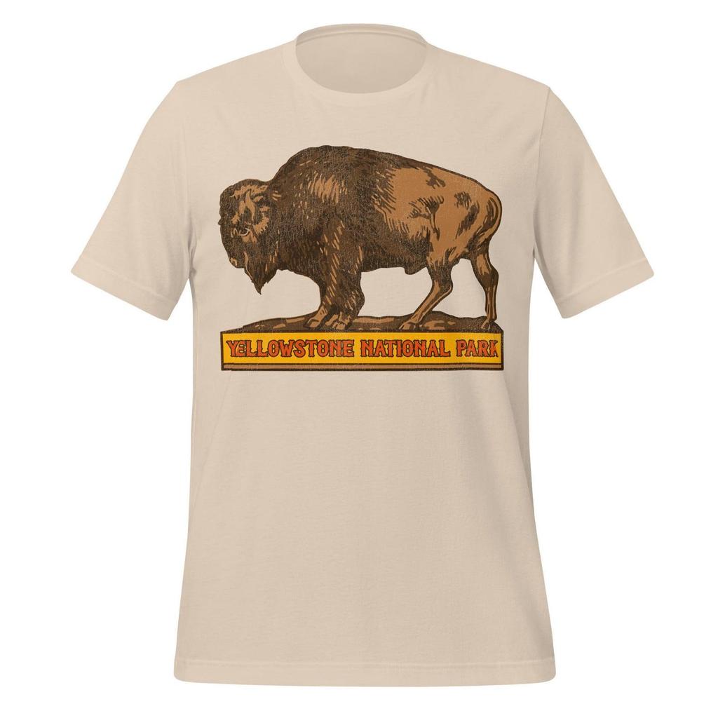 Yellowstone Buffalo T-shirt Mens Kids Womens, Retro Style (100% Cotton, Unisex)