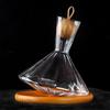 Rotating Tumbler Crystal Wine Decanter