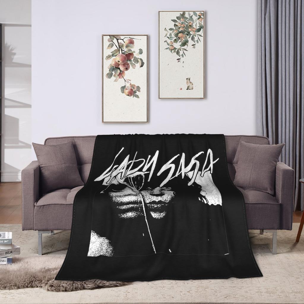 Lady Gaga Abracadabra Mayhem Blankets Flannel Spring Autumn Multifunction Warm Throw Blankets for Sofa Bedroom Bedspreads