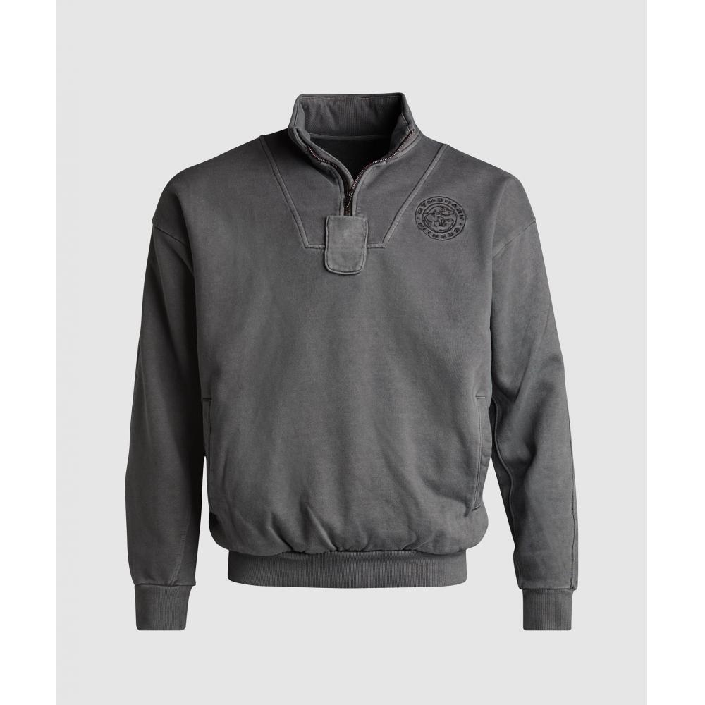 Gymshark Премиальный Legacy 1/4 Zip Черный A7a3m Bb67