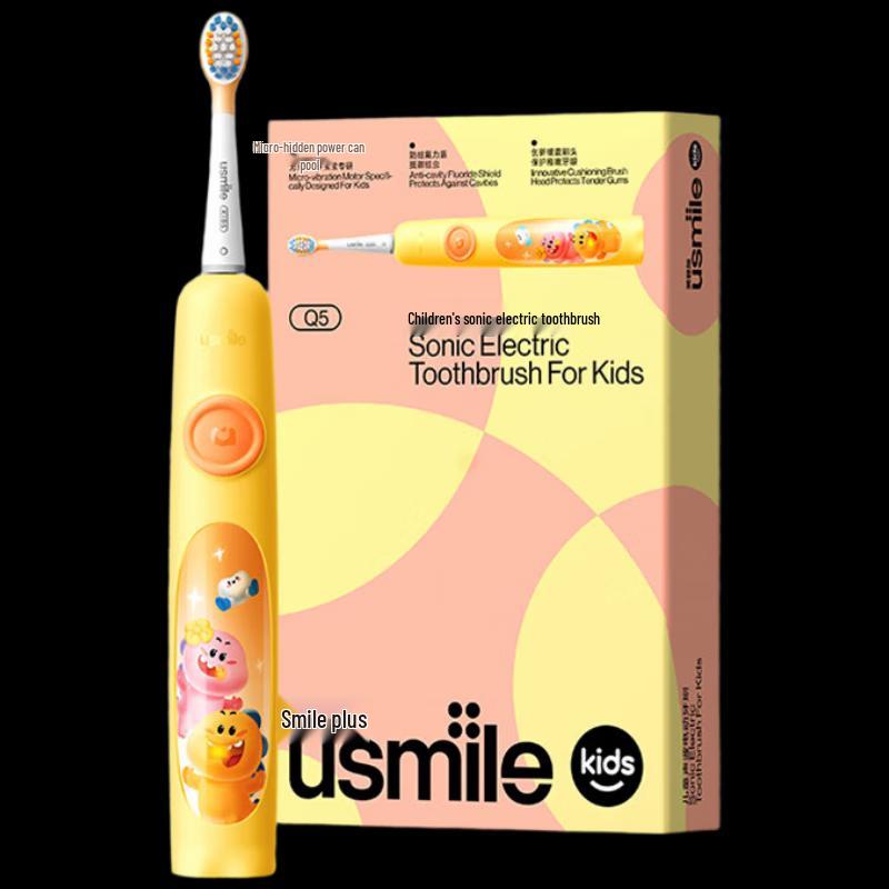 usmile Q5 Детская звуковая электрическая зубная щетка вилка CN (адаптер в комплекте)