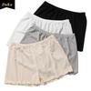 Summer Ice Silk Safety Pants Women Can Wear Loose Leggings Thin Pajama Shorts Lace Does Not Roll