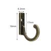 Shelf Storage Clothes Towel Organizer Metal Antique Hooks Wall Door Coat Hanger Single Prong Hook