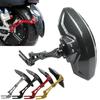 Motorcycle Adjustable Imitation Carbon Fiber Aluminium Alloy Rear Wheel Fender Mudguard Universal Extend Extender Accessories