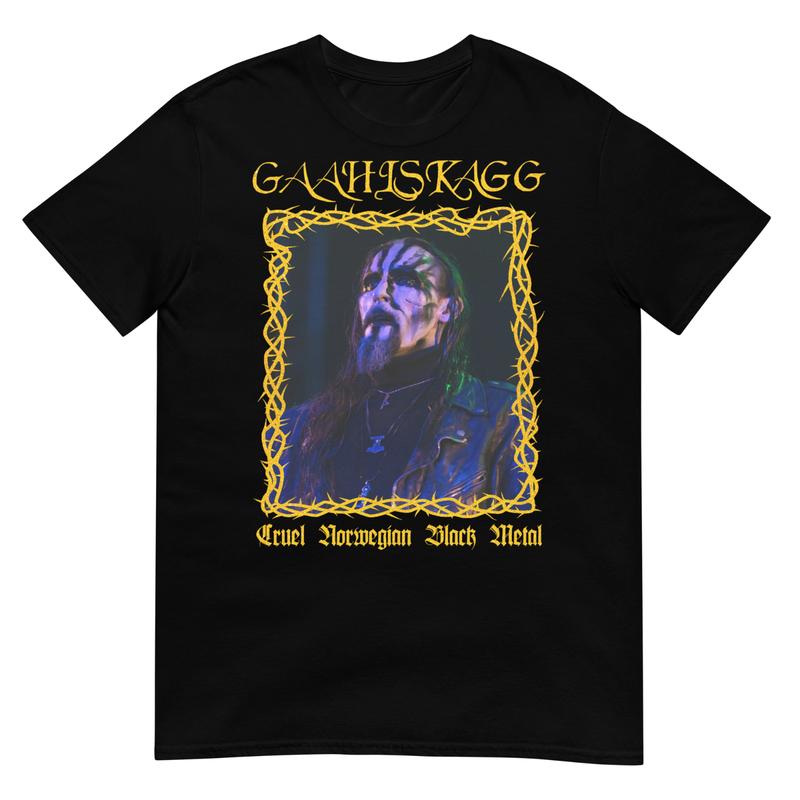 GAAHLSKAG "Cruel Norwegian Black Metal"Unisex T-shirt Graphic Tee