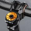 2Pcs Bicycle Headset Cap with Screw MTB Road Bike Stem Headset Top Cap Aluminium Alloy Bicycle Stem Top Cap for Fork Head Tube
