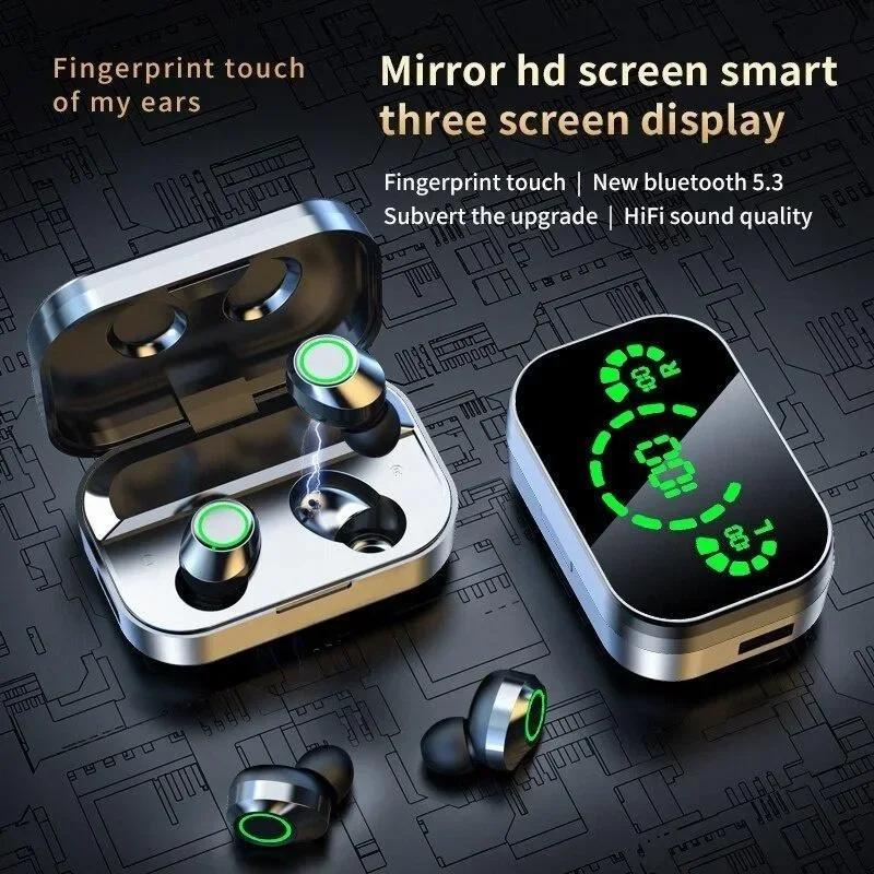 Xiaomi Оригинальные TWS-наушники YD03 с фонариком, беспроводная гарнитура с 9D шумоподавлением, новые Bluetooth-наушники 5.2 со светодиодным дисплеем питания