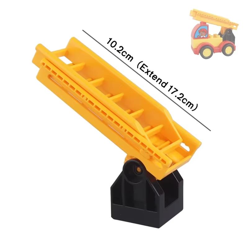 Большие строительные блоки Аксессуары Совместимые Большие кирпичи Дети Дети Грузовик Машина Автобус Серия Городское движение Сборка Развивающая игрушка