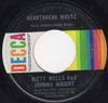 7-дюймовая пластинка KITTY WELLS & JOHNNY WRIGHT - Heartbreak Waltz 32294 Decca Canada Folk Б/У