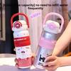 Starry Bear Travel Mug With Vacuum Insulation And Double Drinking Lid For Outdoor Use
