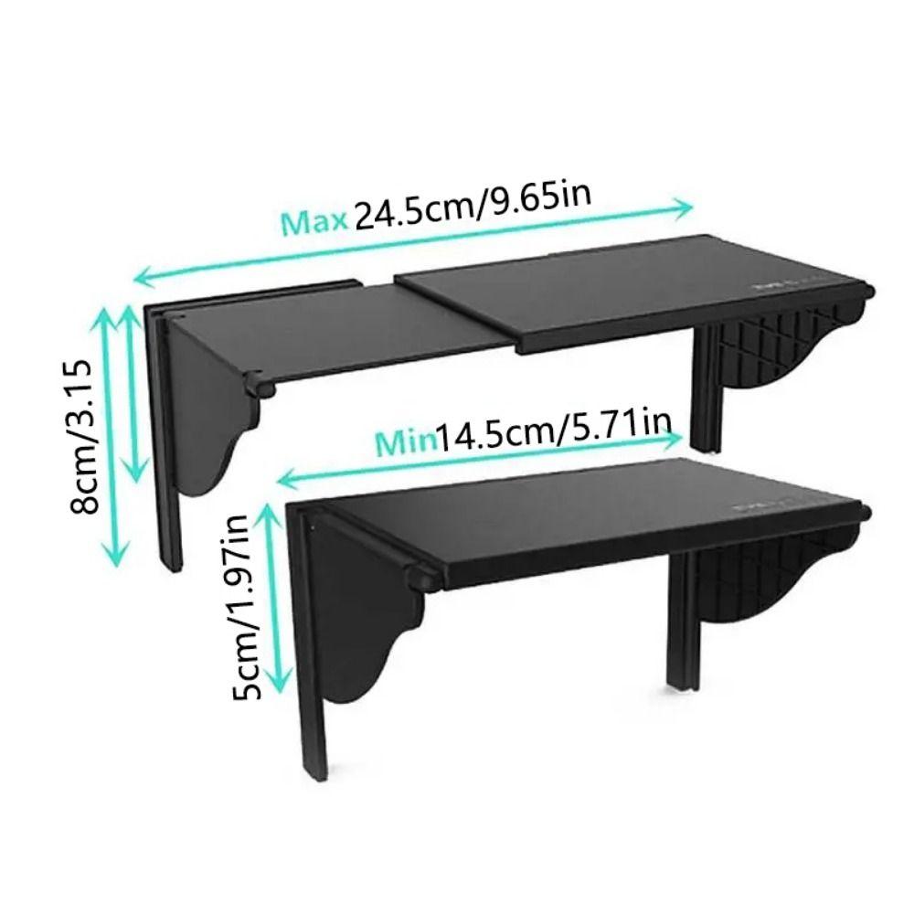 Anti-Glare Car Navigator Sunshade Visor Retractable Navigation Sun Hood GPS Navigator Screen