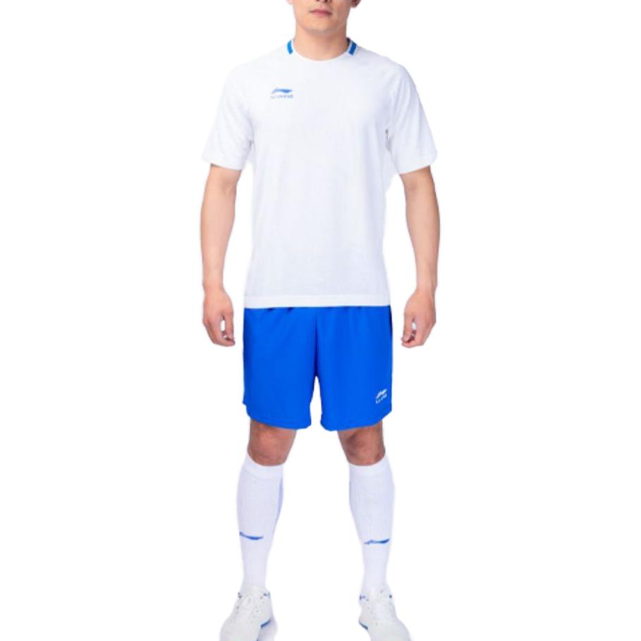 Комплекты футбольной формы Li Ning Мужские Стандартные Белый/Небесно-голубой Умеренные AATS037-1