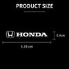 Honda Совместимые наклейки для интерьера автомобиля с эмблемами и логотипами - Прочный винил для рулевого колеса, дверных ручек и приборной панели - Различные цвета и отделки