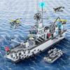 70 СМ Военный Корабль Армейский Морской Крейсер Военный Корабль Конструктор Набор Игрушек Самолет Вооружение Корабль Блочные Кирпичи Серия Город Игрушки Наборы для Детей Мальчик Подарок