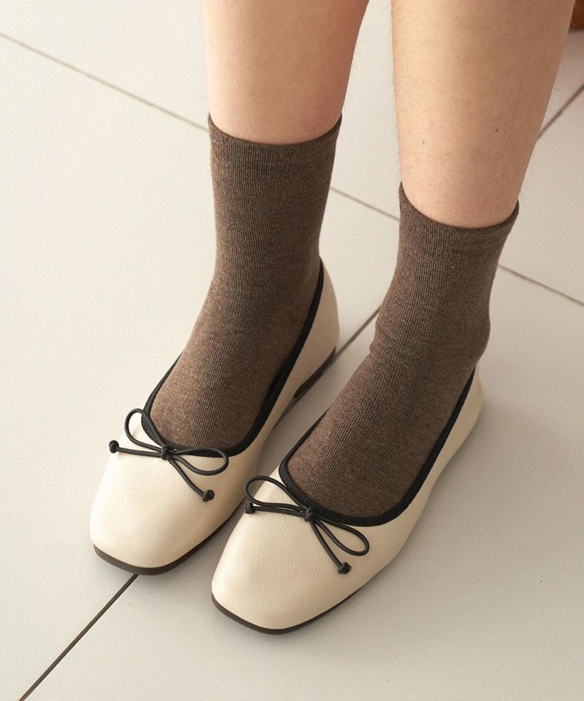Туфли-балетки Spur Sophia с лентой 1,2 см - Sa9013 (3Color)