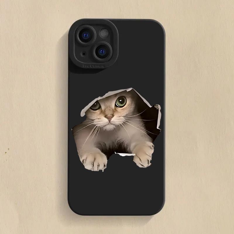 Cute Cat Dog Pattern Phone Case For Samsung Galaxy A16 A14 A13 A54 A33 A34 S25 S24 S23 Ultra S22 Plus S21 FE Silicone Soft Cover