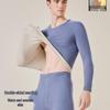 Nanjiren Men's Winter Fleece Thermal Underwear Set
