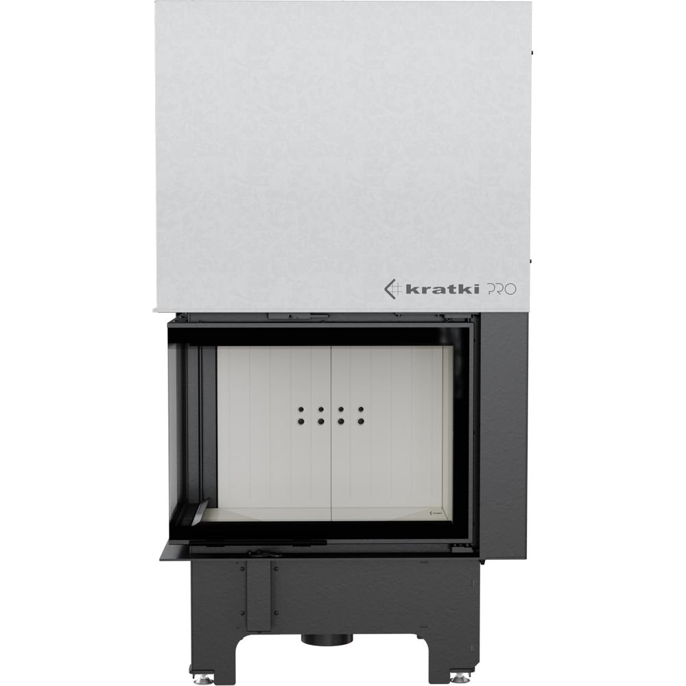Steel fireplace KRATKI VNL 700/480 12 kW Ø 200 Lift-up