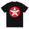 New Crew Neck The Clash London Calling Vintage Design Print Graphic T Shirt Men Music Rock Band Cotton Tees Unisex Clothing Top