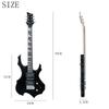 IRIN Electric Guitar 24 Frets 6 Strings Maple Body Electric Guitar Guitarra with Bag Strap Necessary Guitar Parts & Accessories