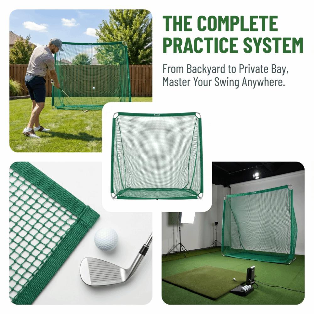 Lightweight Golf Hanging Net No Knot Golf Ball Netting Golf Training Net  Practice Ground