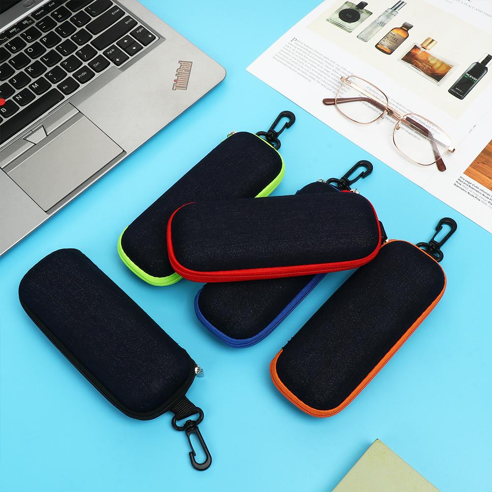 Outdoor Vision Care Bag Zipper Glasses Case Hard Eyeglasses Box Eyewear Protector Glasses Case
