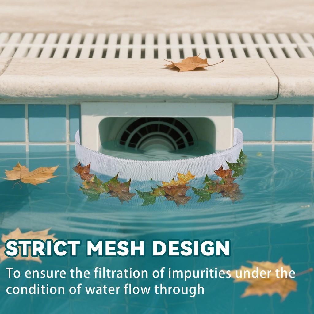 Плавание для системы скимминга масла защитного бассейна, плавательный сачок из нержавеющей стали, сачок для листьев для помещений или земли, 18 × 80 см