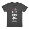 Coolmind U0014-T2 1984 Graphic Print Men T Shirt O-Neck Loose Tshirt Men 100% Cotton Tee Shirts
