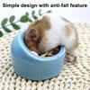 Small Animal Bowl Hamster Food And Water Dish Pet Feeding Bowl Overturn-free Feeder