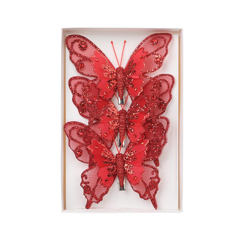 Рождественский орнамент, имитация изысканного блеска, блестки, несколько цветов, стереоскопическая домашняя вечеринка