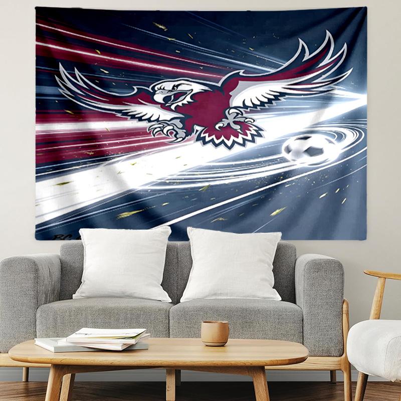 Manly Warringah Sea Eagles Print Tapestry, Lightweight Wall Hanging, for Bedroom, Dorm, Living Room, Home Art Decor, Birthday Christmas Gift for Frien