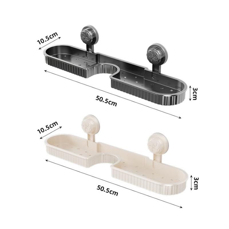 1 шт. Бытовая полка для раковины на присоске без сверления, настенный органайзер для слива под краном, универсальные модели кранов