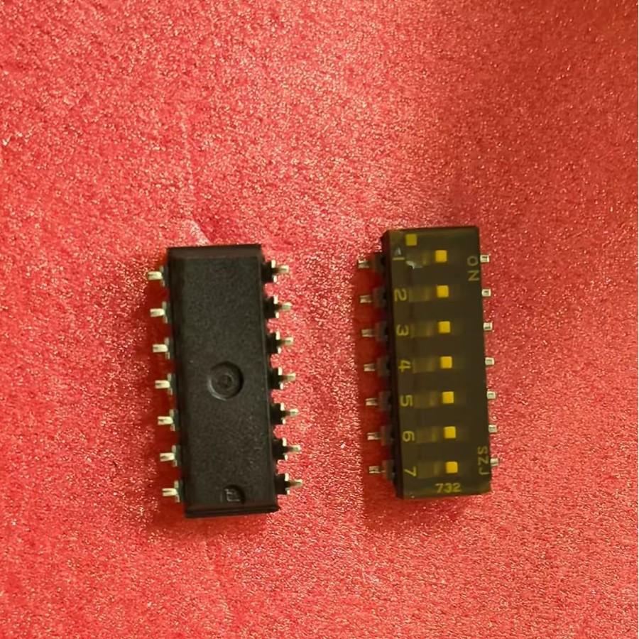 SMT-07BS-R/219007LPSTR-GO 7-Position SMD Rotary Switch