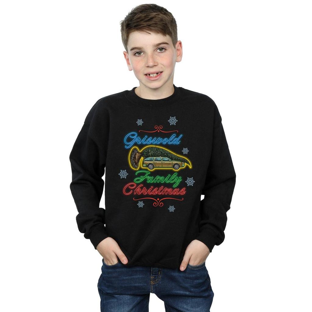 National LampoonÂ´s Christmas Vacation Boys Griswold Family Christmas Sweatshirt