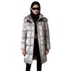 Jinyujie Women's Mid-length Loose Fit Puffer Down Jacket