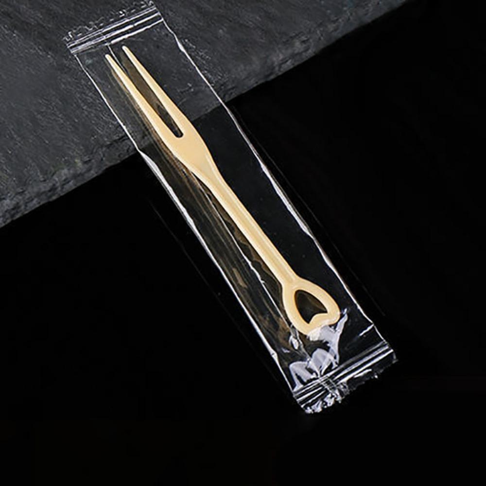 200 шт. одноразовые фруктовые шпажки в форме сердца независимая упаковка вилка для торта фруктовая зубочистка KTV