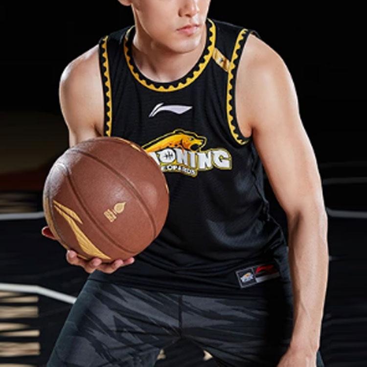 Баскетбольная майка Li Ning CBA Alliance SW Fan Edition Сезон 2020-2021 Команда Ляонин Гостевая версия Мужская майка Черный AAYQ393-2