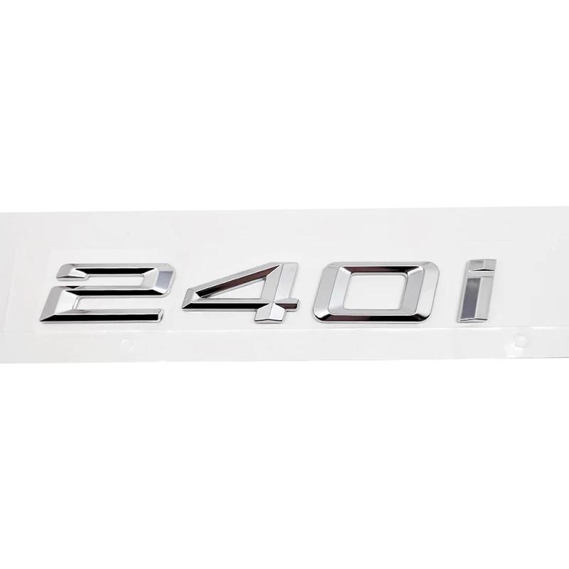 ABS Car Rear Trunk Letters Logo Badge Emblem Sticker For BMW 2 Series 216i 218i 220i 225i 228i 230i 235i 240i F22 F23 F46 F45