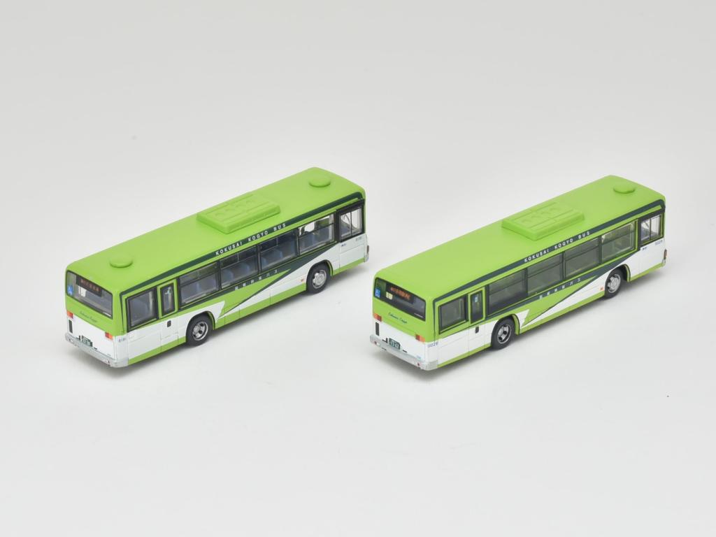 The Bus Collection Bus Collection Kokusai Kogyo Goodbye V8 Erga 2-Car Set Diorama Supplies
