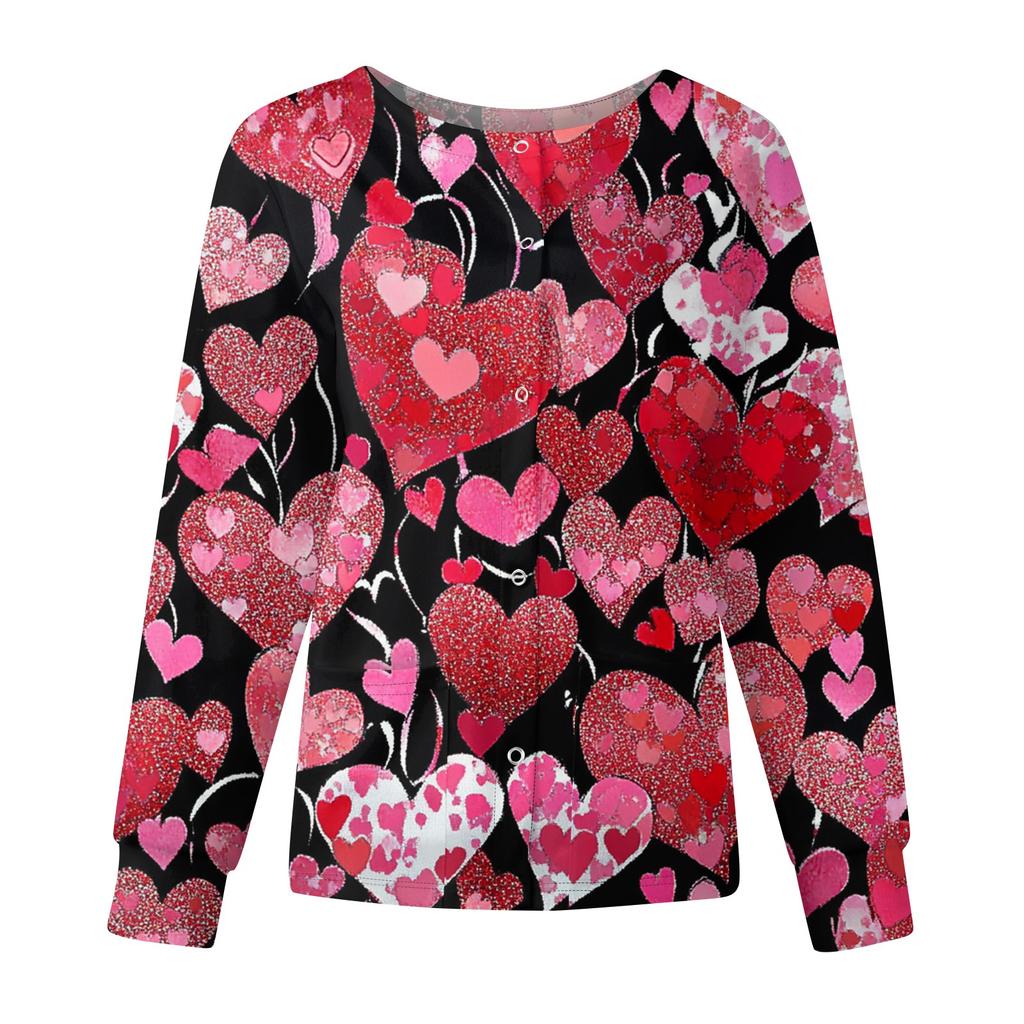 Женский повседневный однобортный однобортный защитная одежда с длинными рукавами и цветочным принтом, кардиган, топ