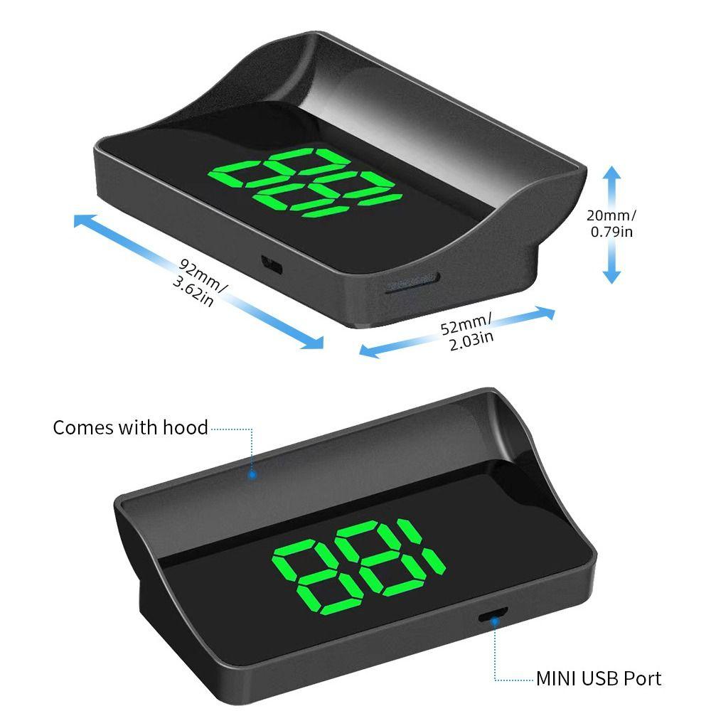 HUD Digital Speedometer Portable GPS Digital Speedometer Car Head Up Display  Fit All Car