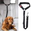 Reflective 2 In 1 Pet Car Backseat Belt Durable Nylon Safety Adjustable Dog Leash for Small Large Dogs Fashion Pet Car Supplies