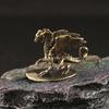 Hand-held Little Flying Dragon Ornaments Solid Brass Dragon Miniatures  Living Room