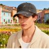 Soft Embroidery Puppy Cap Washed Distressed Baseball Cap Fashion Duckbill Cap  Women
