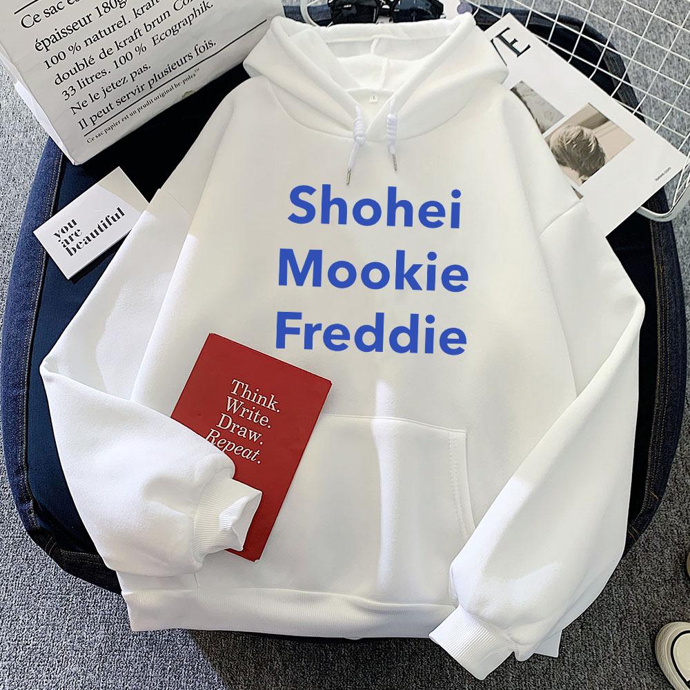 Шохей Муки Фредди Фриман Бейсболист Толстовки Мужские Свитшоты Ropa Mujer Толстовки с капюшоном Пуловеры Девушка