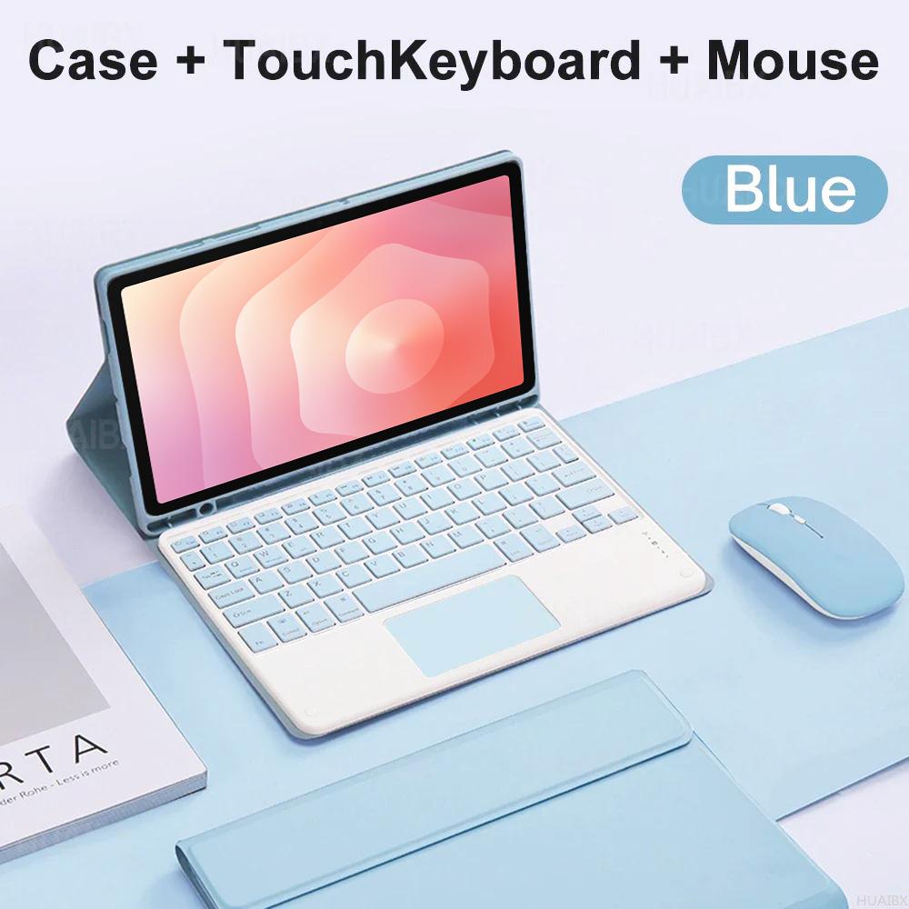 Чехол-клавиатура для Samsung Galaxy Tab S11 11 дюймов, Беспроводная Bluetooth-клавиатура-обложка для чехла планшета Galaxy Tab S11 11 дюймов