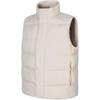 Sports Lifestyle Series Stand Collar Warm Versatile Vest Men Vest Birch-White 2031F149-200