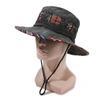 Vintage Wide Brim Hat National Wind Anti-uv Bucket Hat Causal Western Cowboy Hat  Fishing