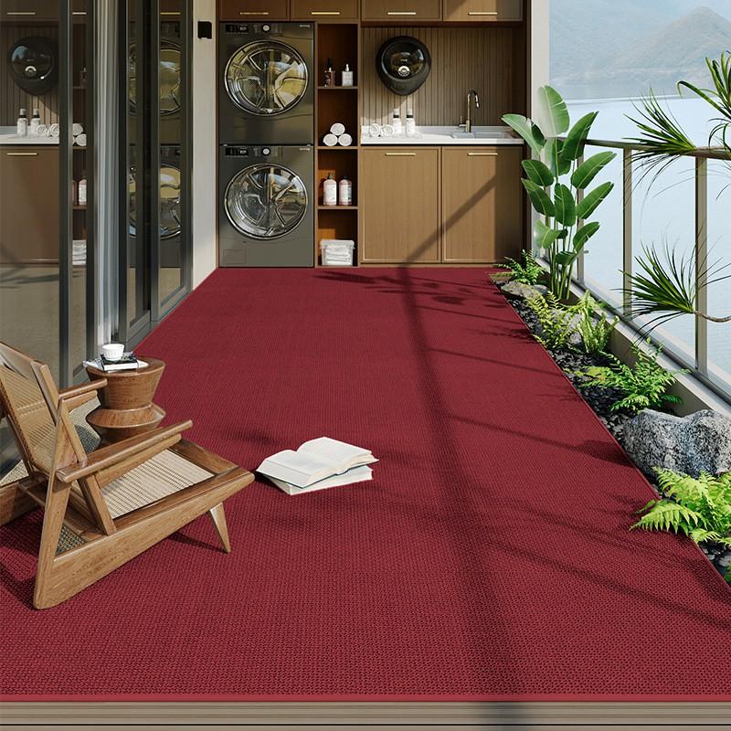 Outdoor Patio Rug Non-slip Waterproof Sun-resistant Balcony Mat Home Courtyard Carpet
