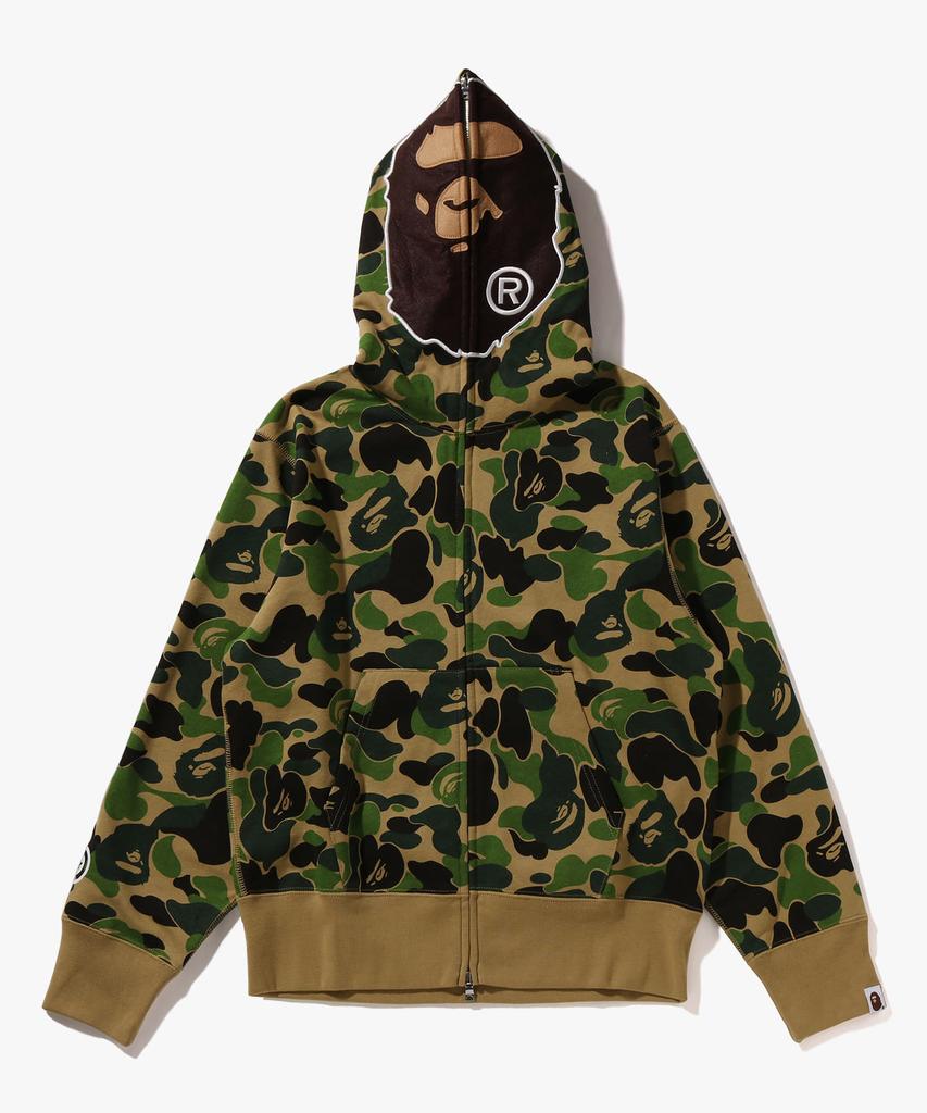 Bape Abc Camo Second Ape Full Zip Hoodie (W) Green